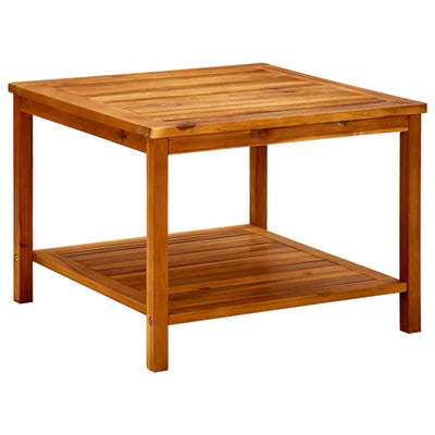 alt="Coffee Table 60x60x45 cm Solid Acacia Wood"