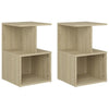 alt="Bedside Cabinets 2 pcs Sonoma Oak 35x35x55 cm Chipboard""