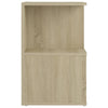 Bedside Cabinets 2 pcs Sonoma Oak 35x35x55 cm Chipboard