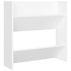 Wall Shoe Cabinets 2 pcs White 60x18x60 cm Chipboard