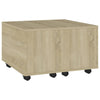 Coffee Table Sonoma Oak 60x60x38 cm Chipboard