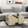 alt="Coffee Table Sonoma Oak 60x60x38 cm Chipboard"