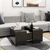 alt="Coffee Table High Gloss Black 60x60x38 cm Chipboard"