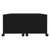 Coffee Table Black 75x75x38 cm Chipboard