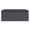 Coffee Table Grey 80x80x31 cm Chipboard