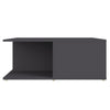Coffee Table Grey 80x80x31 cm Chipboard