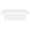 Coffee Table White 90x90x28 cm Chipboard