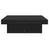 Coffee Table Black 90x90x28 cm Chipboard