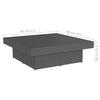 Coffee Table Grey 90x90x28 cm Chipboard
