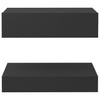 Bedside Cabinets 2 pcs Grey 60x35 cm Chipboard