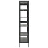 Display Cabinet Anthracite 90x40x180 cm Steel and Tempered Glass