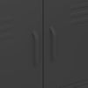 Storage Cabinet Black 80x35x101.5 cm Steel