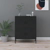 Storage Cabinet Black 80x35x101.5 cm Steel