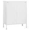 Storage Cabinet White 80x35x101.5 cm Steel