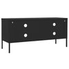 TV Cabinet Black 105x35x50 cm Steel