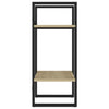 2-Tier Book Cabinet Sonoma Oak 40x30x70 cm Chipboard