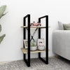 alt="2-Tier Book Cabinet Sonoma Oak 40x30x70 cm Chipboard"