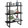 alt="Book Cabinet Black 80x30x105 cm Chipboard"