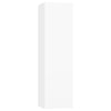 3 Piece TV Cabinet Set White Chipboard