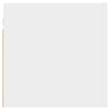 Bedside Cabinet White 30.5x30x30 cm Chipboard