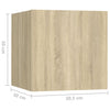 Bedside Cabinet Sonoma Oak 30.5x30x30 cm Engineered Wood