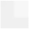 Bedside Cabinet High Gloss White 30.5x30x30 cm Engineered Wood