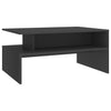Coffee Table Grey 90x60x42.5 cm Chipboard