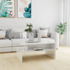 alt="Coffee Table High Gloss White 90x60x42.5 cm Chipboard"