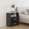 alt="Bed Cabinets 2 pcs Black 50x32x60 cm""