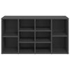 Shoe Bench Grey 103x30x54.5 cm Chipboard