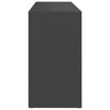 Shoe Bench Grey 103x30x54.5 cm Chipboard