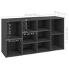Shoe Bench Grey 103x30x54.5 cm Chipboard
