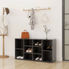 alt="Shoe Bench Grey 103x30x54.5 cm Chipboard"