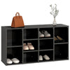 Shoe Bench High Gloss Grey 103x30x54.5 cm Chipboard