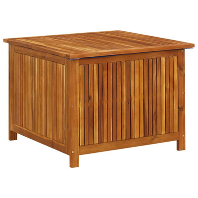 alt="Garden Storage Box 75x75x58 cm Solid Acacia Wood"