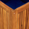 Garden Storage Box 75x75x58 cm Solid Acacia Wood