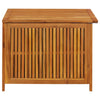 Garden Storage Box 75x75x58 cm Solid Acacia Wood