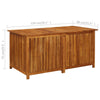 Garden Storage Box 150x80x75 cm Solid Acacia Wood
