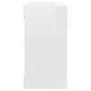 Wall Cube Shelves 6 pcs High Gloss White 30x15x30 cm