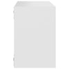Wall Cube Shelves 4 pcs White 22x15x22 cm