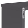Wall Cube Shelves 4 pcs Grey 80x15x26.5 cm Chipboard