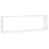 Wall Cube Shelves 4 pcs White&Sonoma Oak 80x15x26.5cm Chipboard