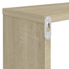 Wall Cube Shelves 4 pcs White&Sonoma Oak 80x15x26.5cm Chipboard