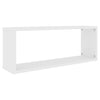 Wall Cube Shelves 4 pcs White 60x15x23 cm Chipboard