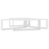 Wall Cube Shelves 4 pcs White 60x15x23 cm Chipboard