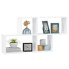 Wall Shelf White 100x18x53 cm Chipboard