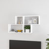 alt="Wall Shelf White 100x18x53 cm Chipboard"