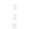Wall Corner Shelf High Gloss White 20x20x127.5 cm Chipboard