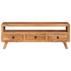 TV Cabinet 110x30x40 cm Solid Acacia Wood