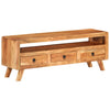 TV Cabinet 110x30x40 cm Solid Acacia Wood